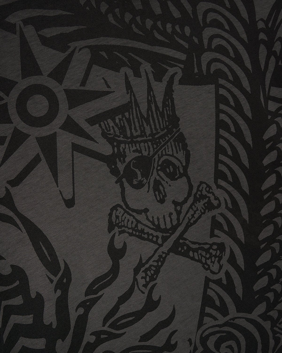 Uomo | T-Shirt Doubleface "Stingada" Color Carbone - Image 9