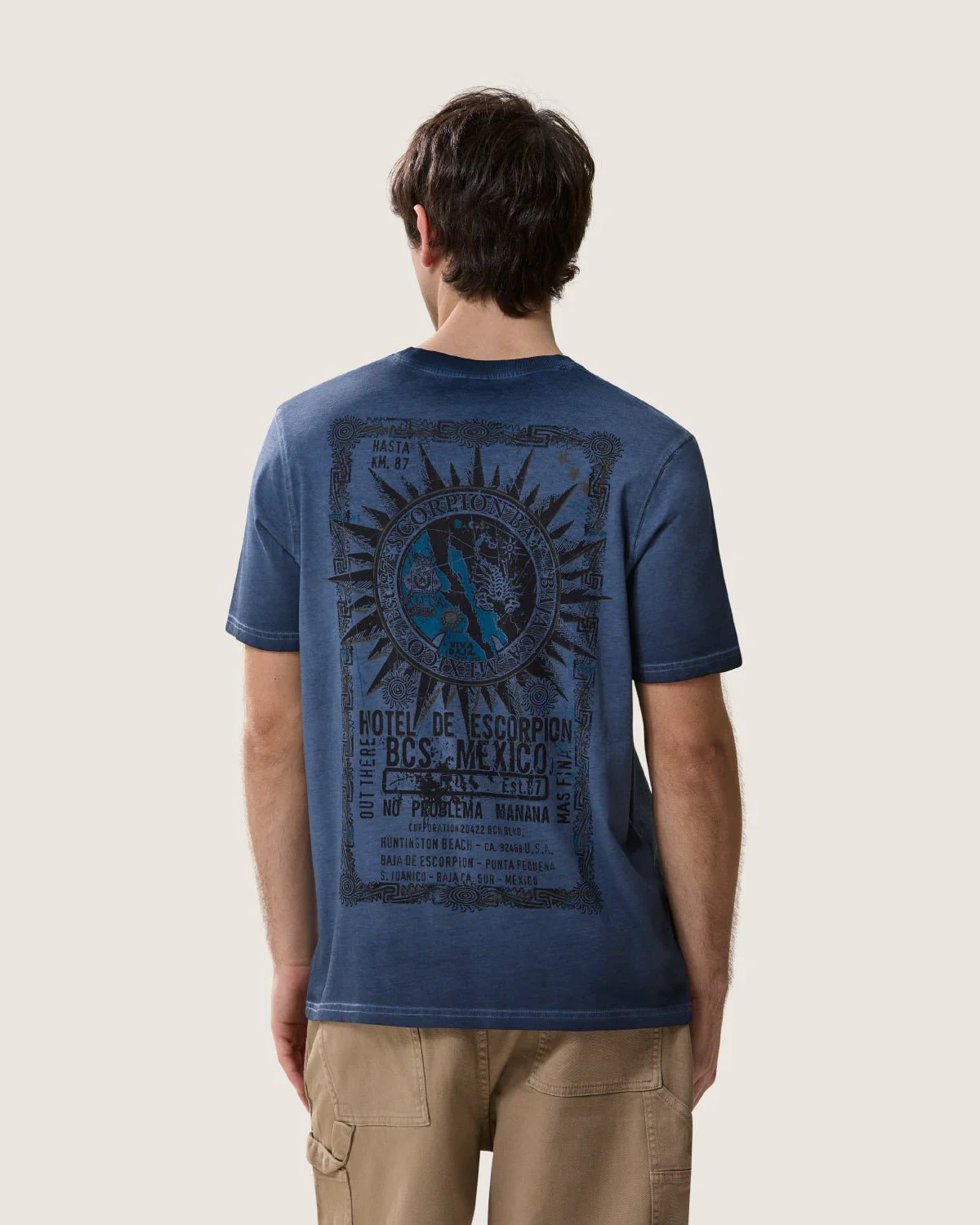 T-shirt stampata "Hotel Map" uomo - Image 4