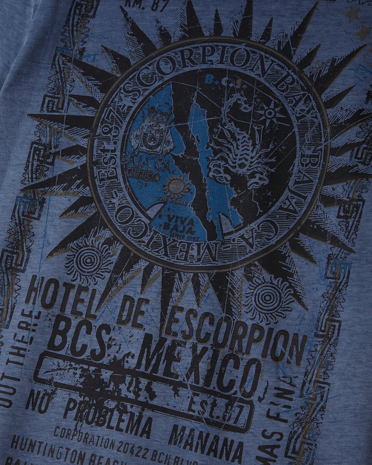 T-shirt stampata "Hotel Map" uomo - Image 5