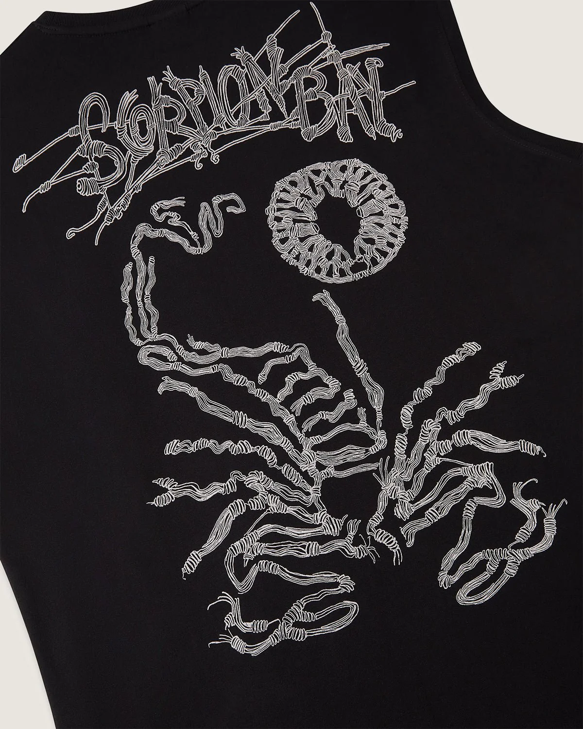 T-shirt smanicata stampata "Wired Scorpion" uomo - Image 3