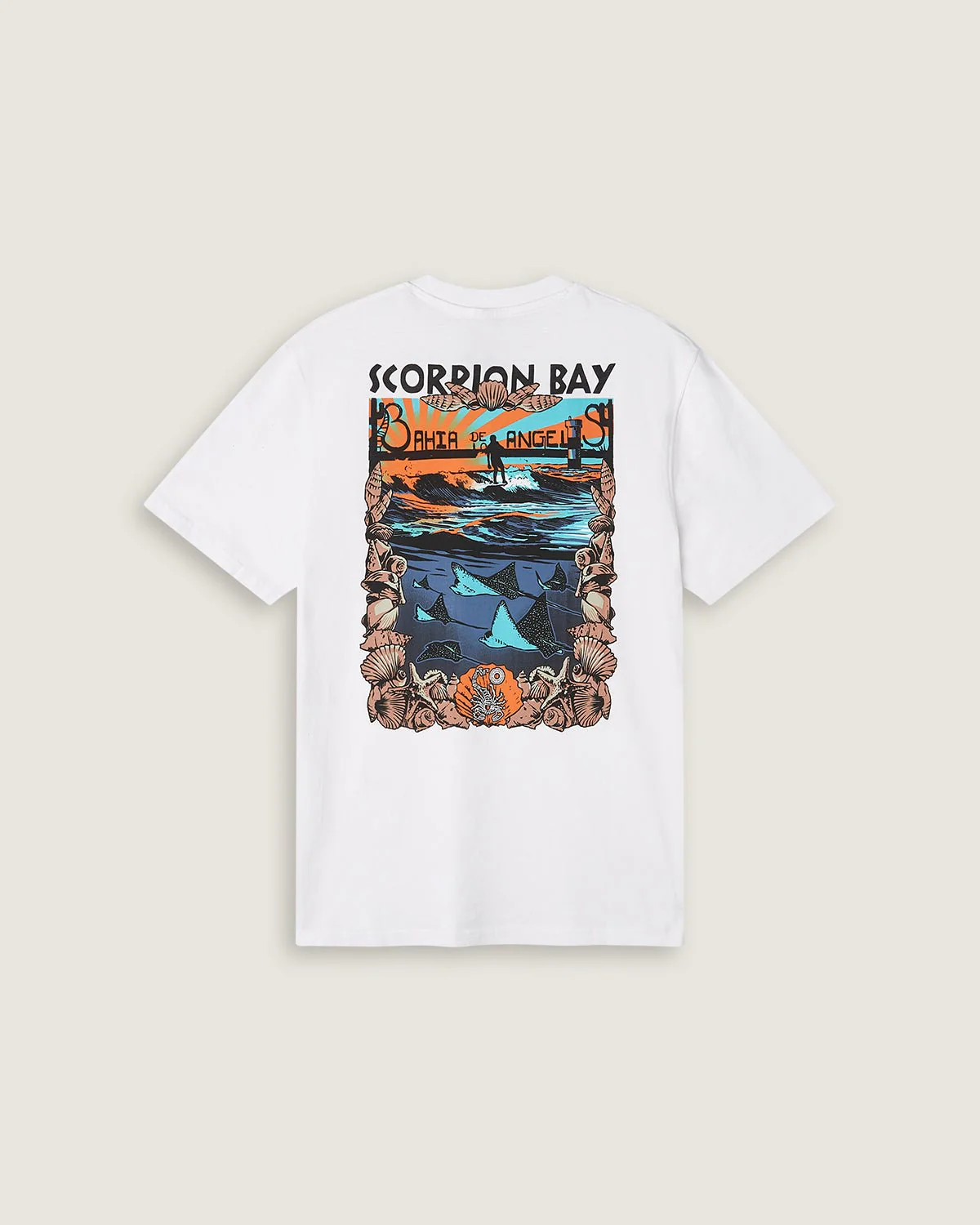 T-shirt stampata "Baja Tour: Bahia" uomo