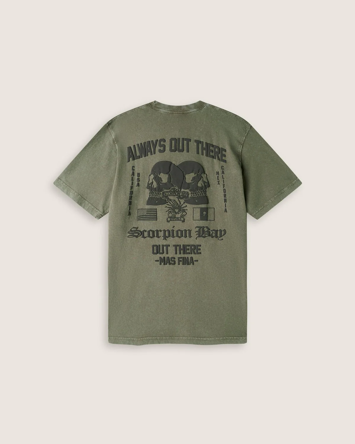 T-shirt stampata "Hot Frontier" uomo