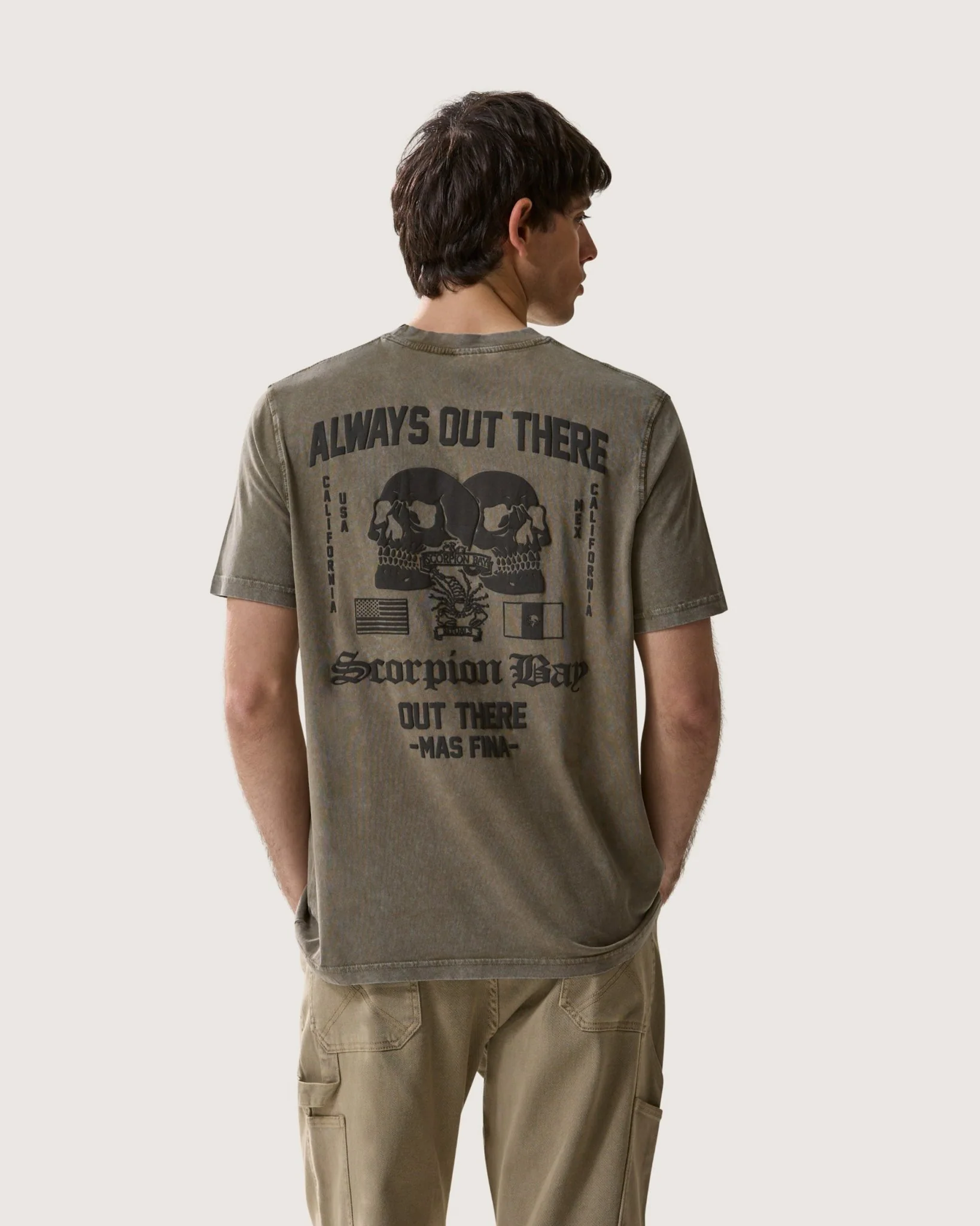 T-shirt stampata "Hot Frontier" uomo - Image 4