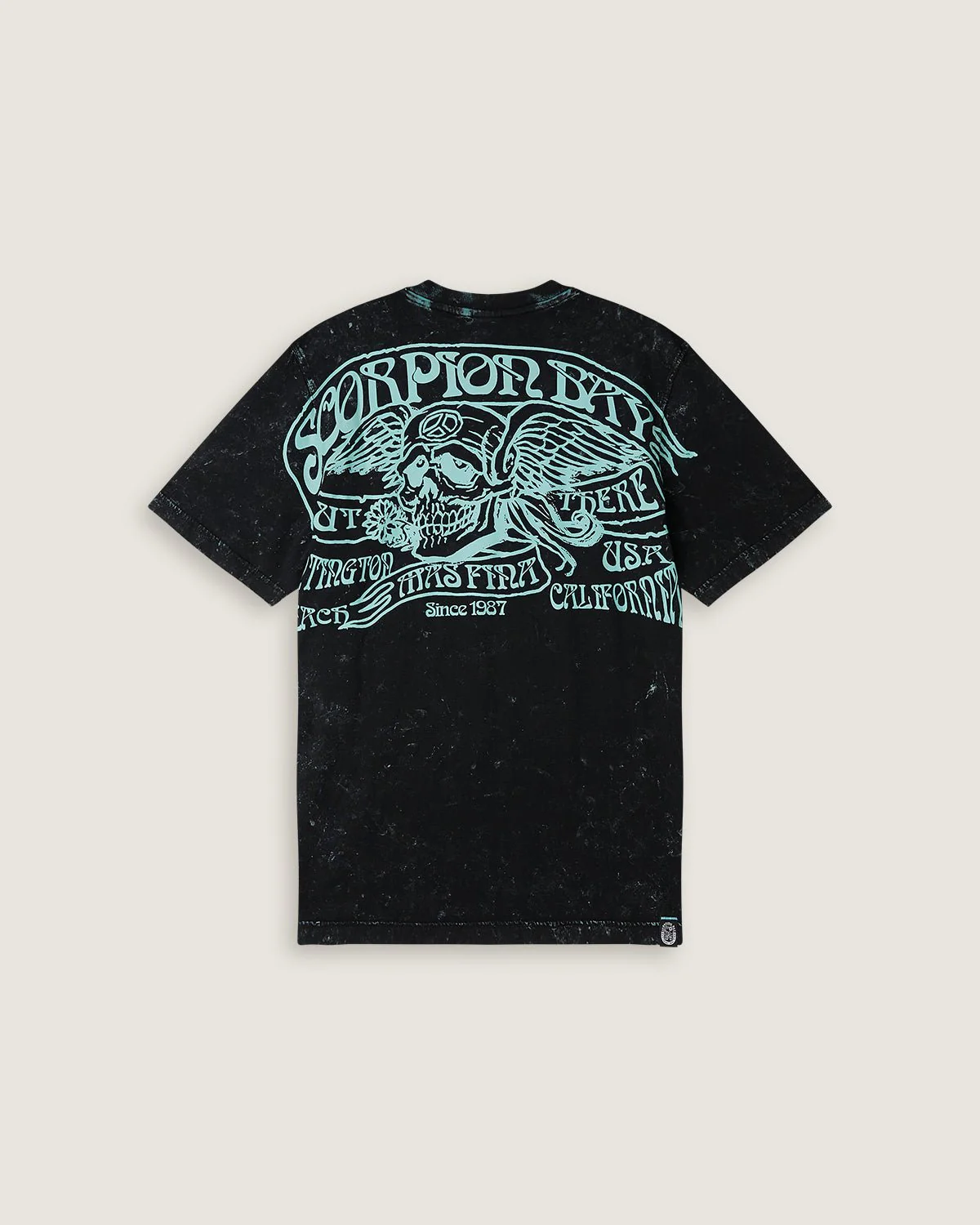 T-shirt stampata "Flying Skull" uomo - Image 2