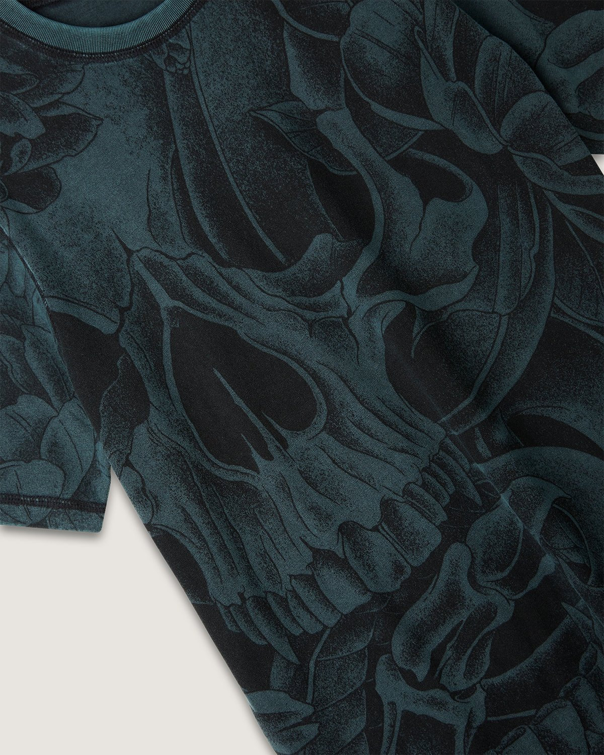T-shirt stampata double face "Snake & Flowers" uomo - Image 5