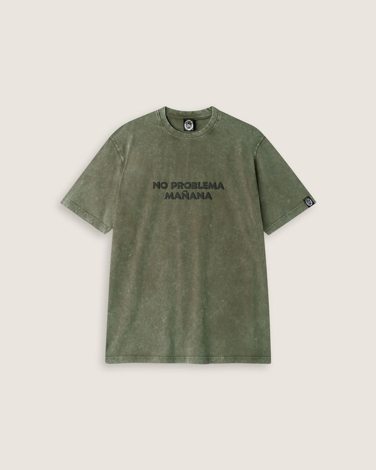 T-shirt stampata "No Problema Manana" uomo