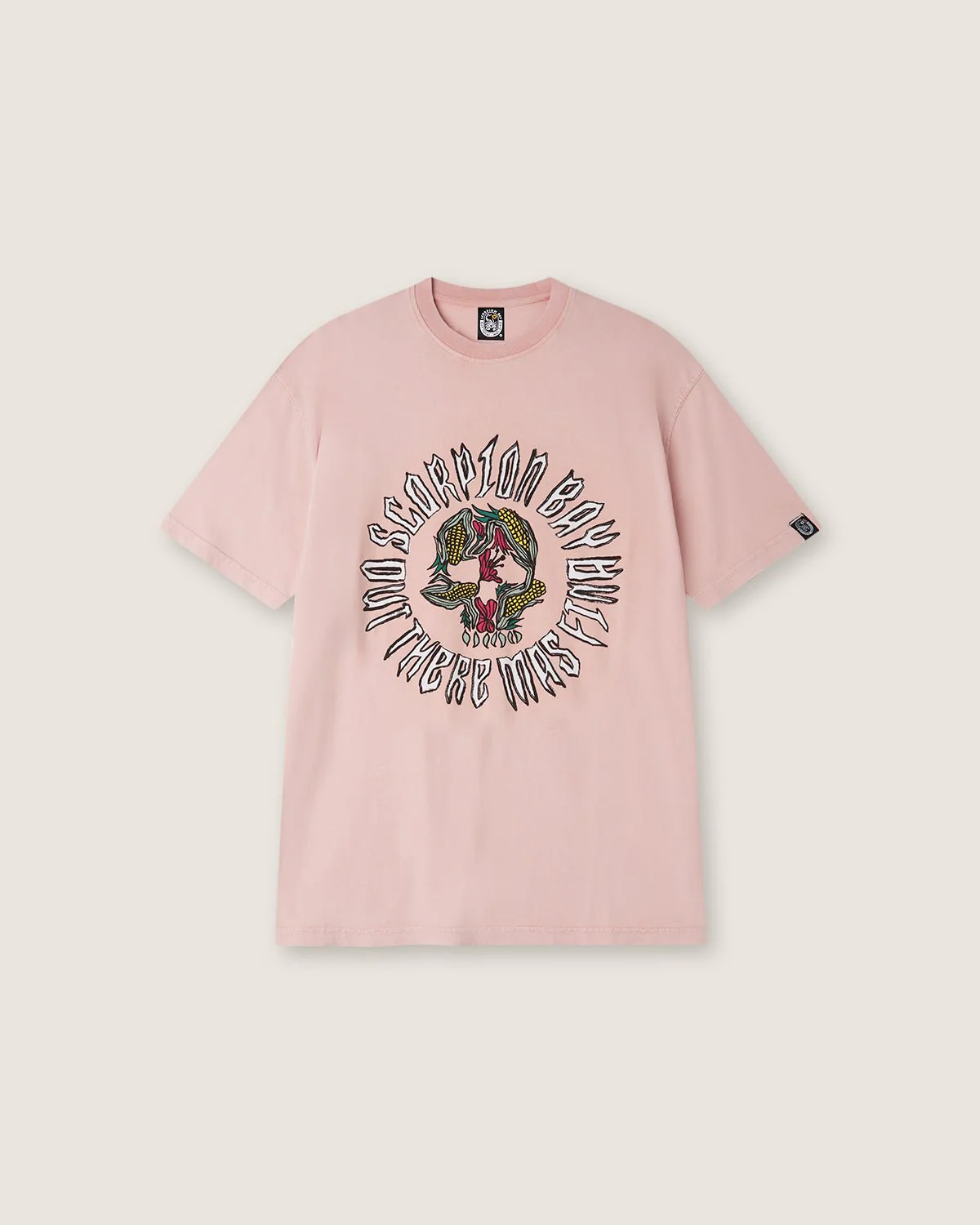 T-shirt stampata "Choclo Skull" uomo