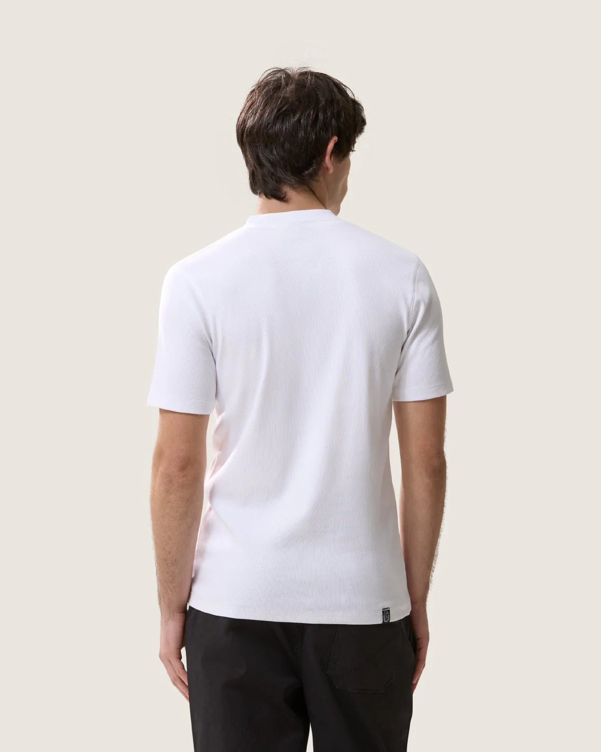 T-shirt serafino "Essential" a maniche corte uomo - Image 4