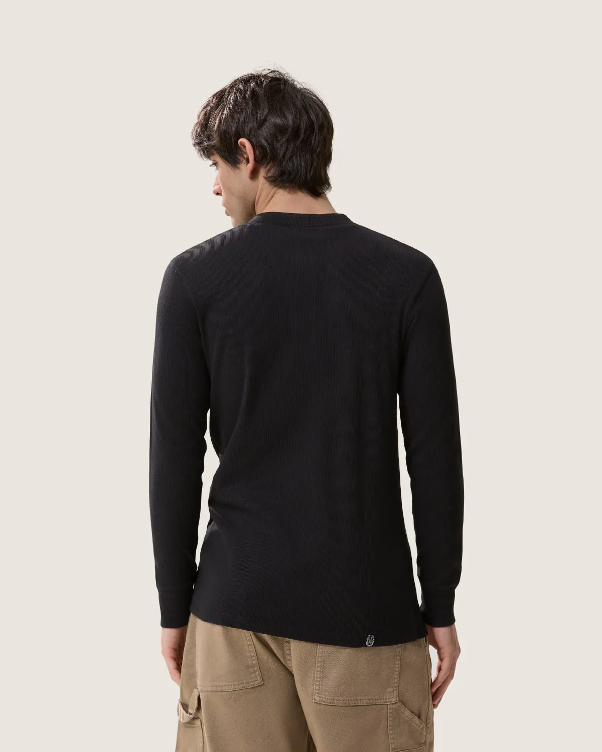 T-shirt serafino "Essential" a maniche lunghe uomo - Image 4