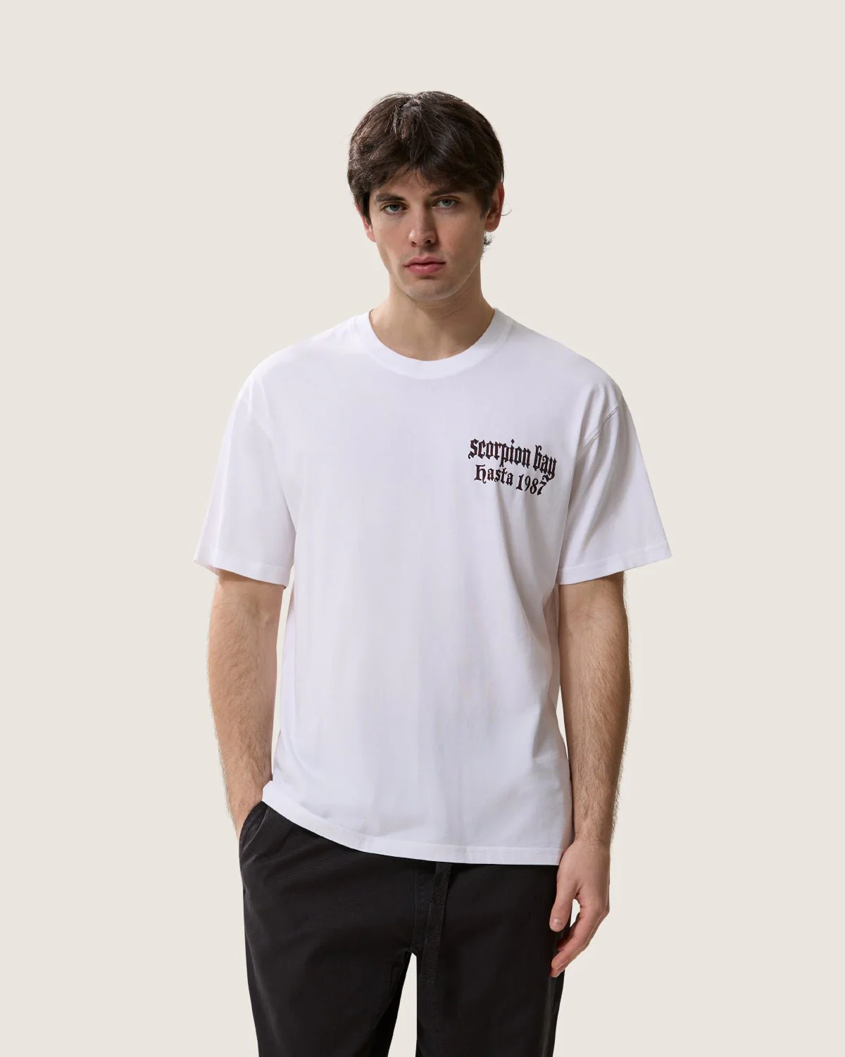 T-shirt stampata "Hasta 1987" uomo - Image 2