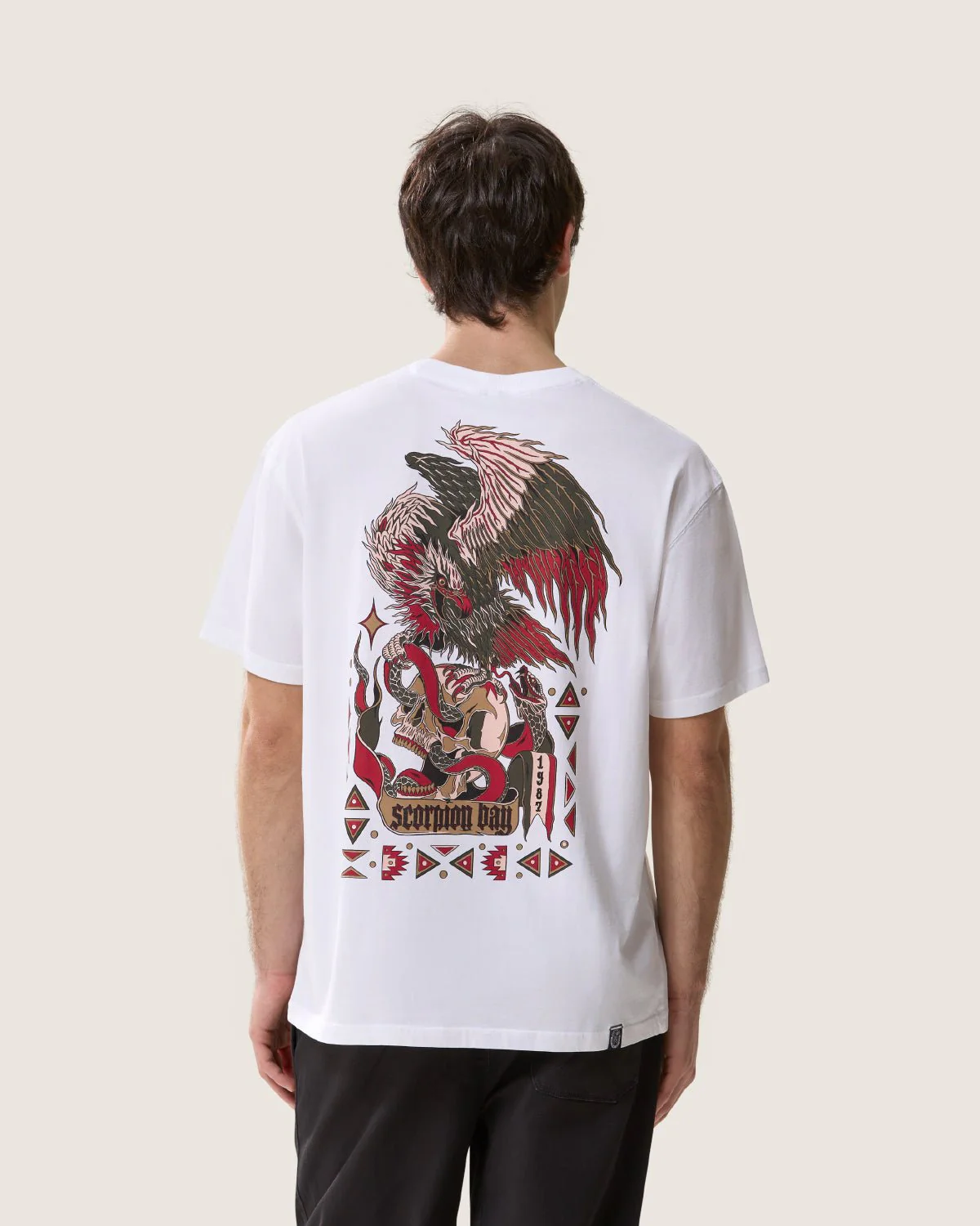 T-shirt stampata "Hasta 1987" uomo - Image 4