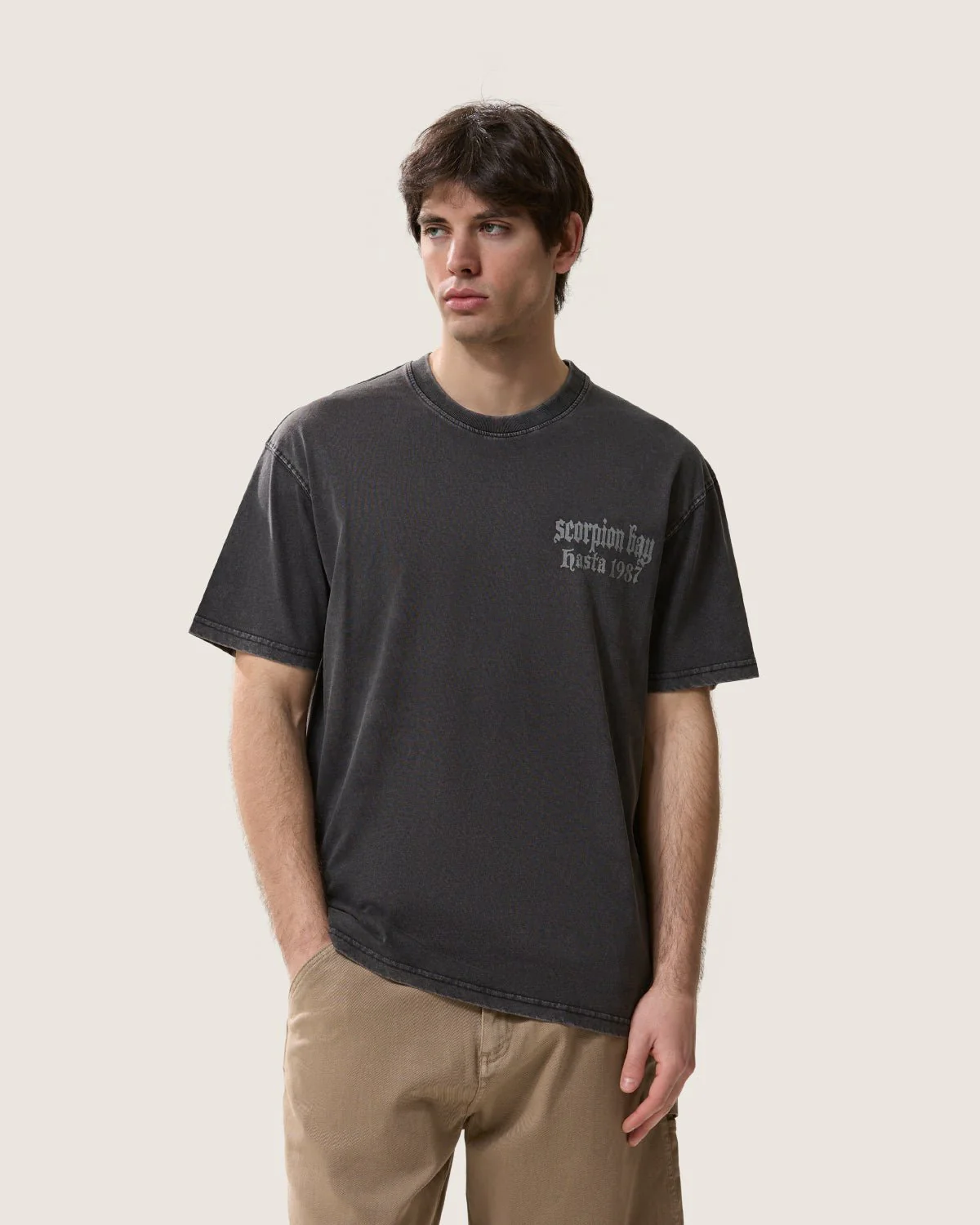T-shirt stampata "Hasta 1987" uomo - Image 2