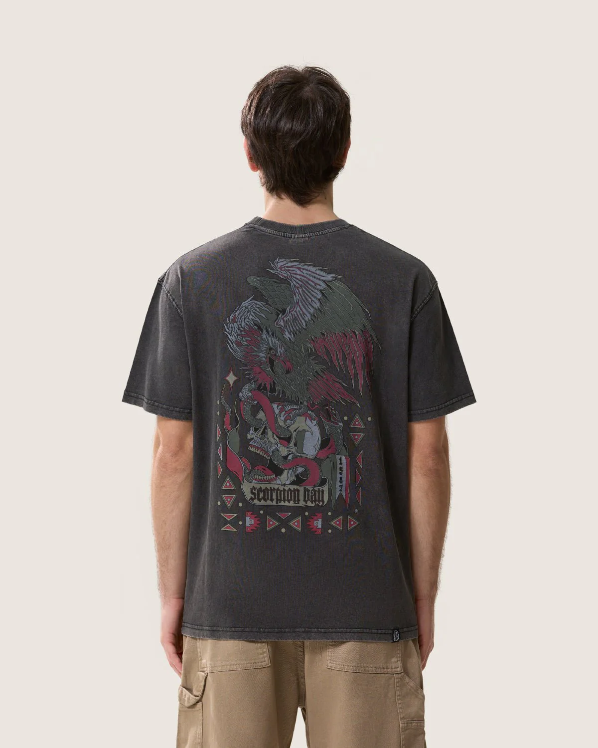 T-shirt stampata "Hasta 1987" uomo - Image 4