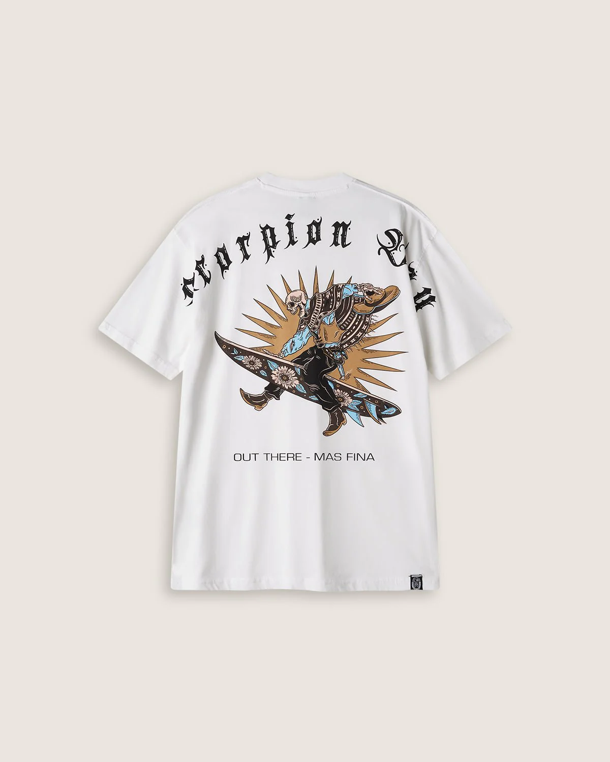 T-shirt stampata "Surf Rodeo" uomo