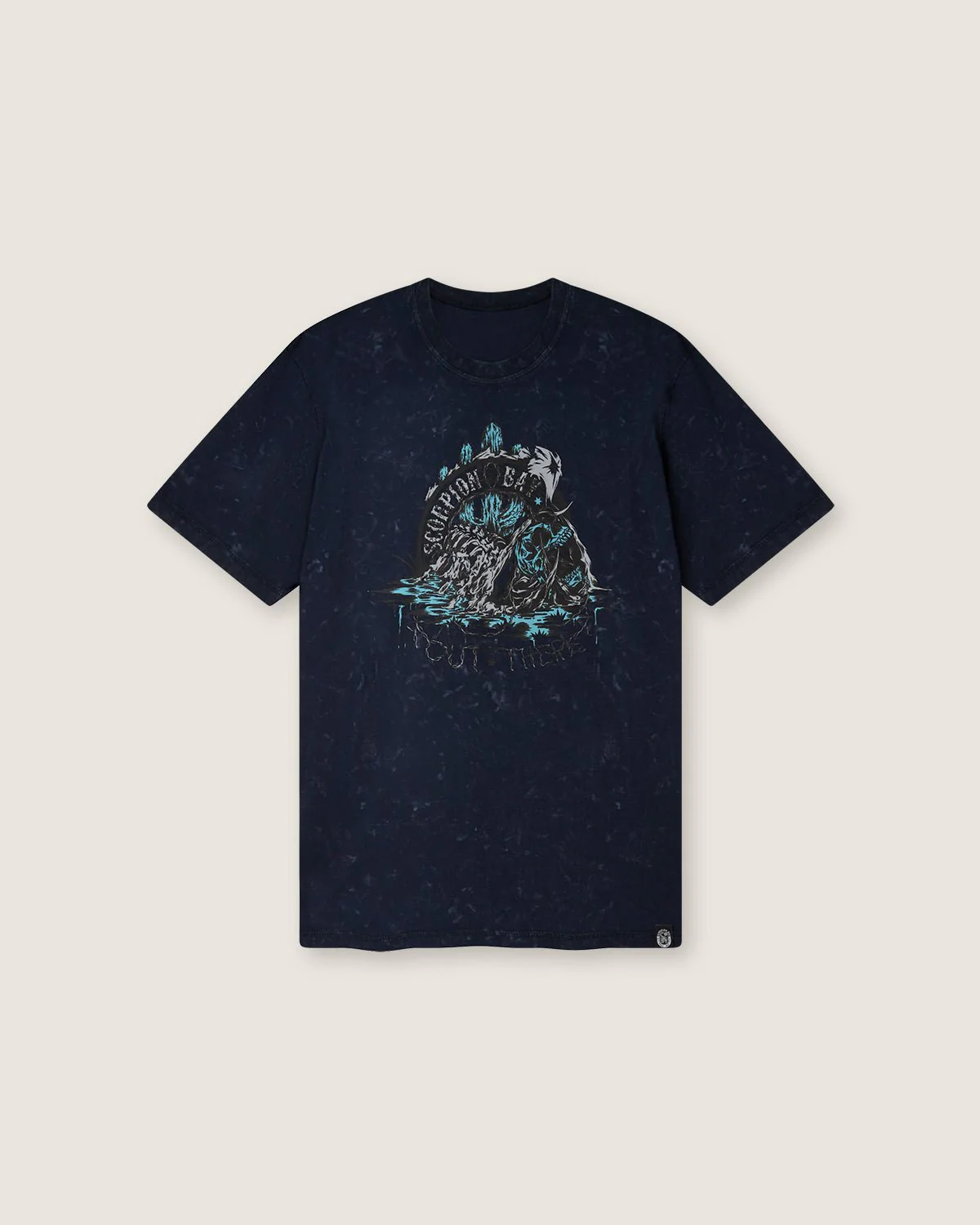 T-shirt stampata Double Face "La vida y la muerte" uomo