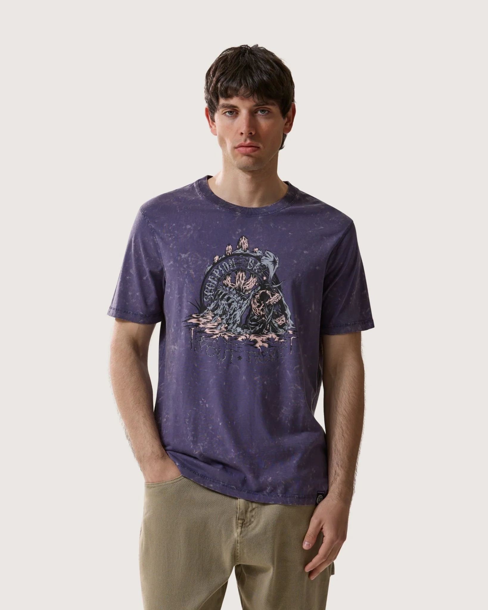 T-shirt stampata Double Face "La vida y la muerte" uomo - Image 2