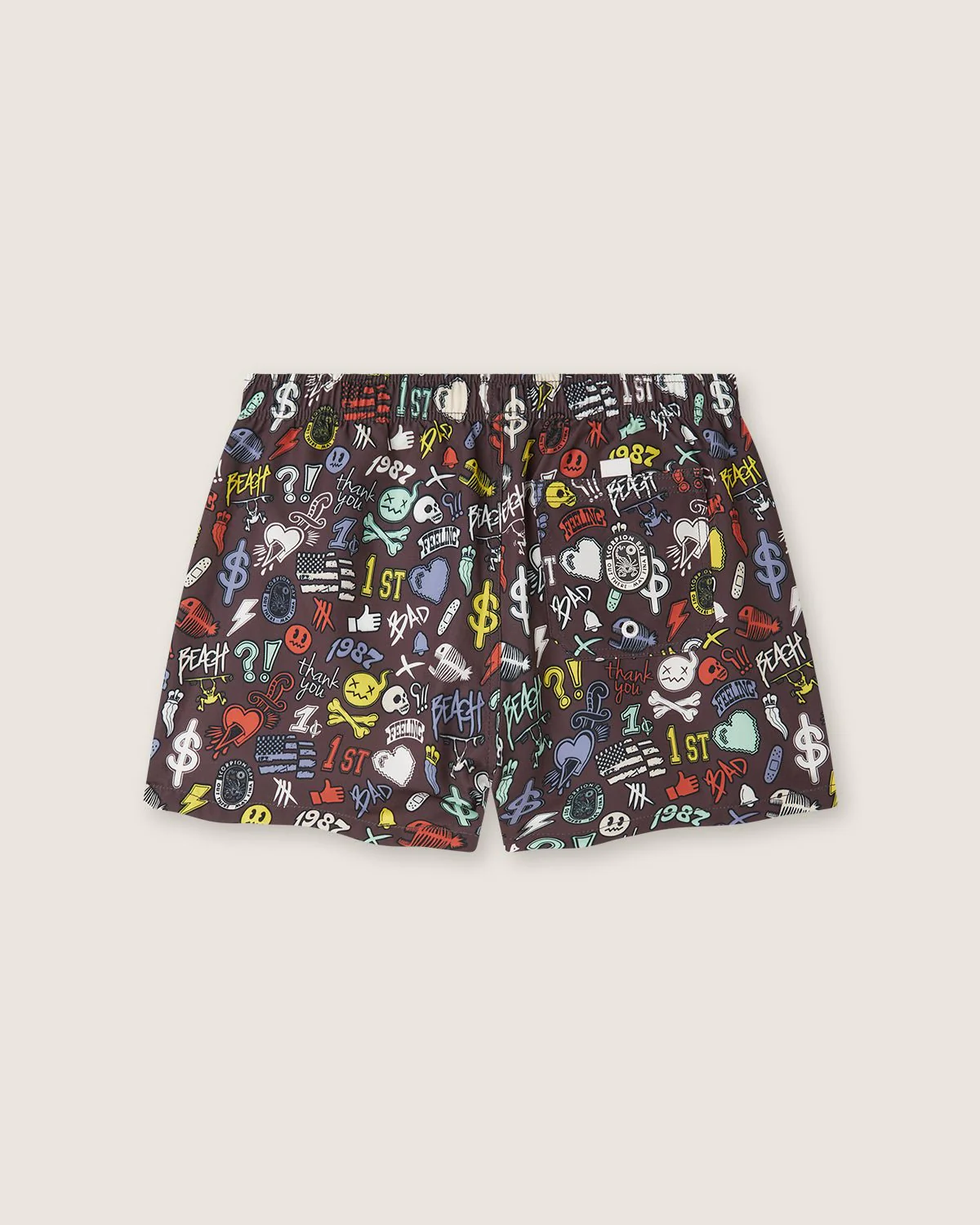 Costume volley con stampa "Stickers" uomo - Image 3